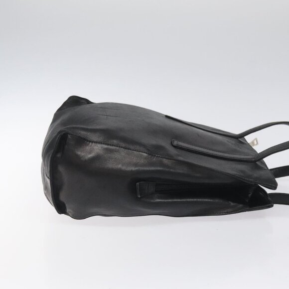 PRADA Hand Bag Leather Black Auth - Picture 4 of 16